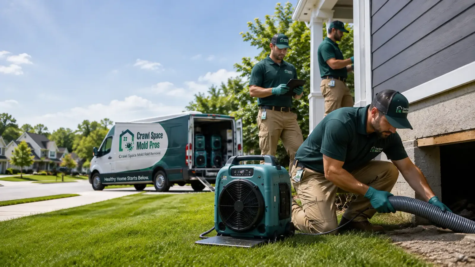 Crawl Space Mold Removal in Odin, MN